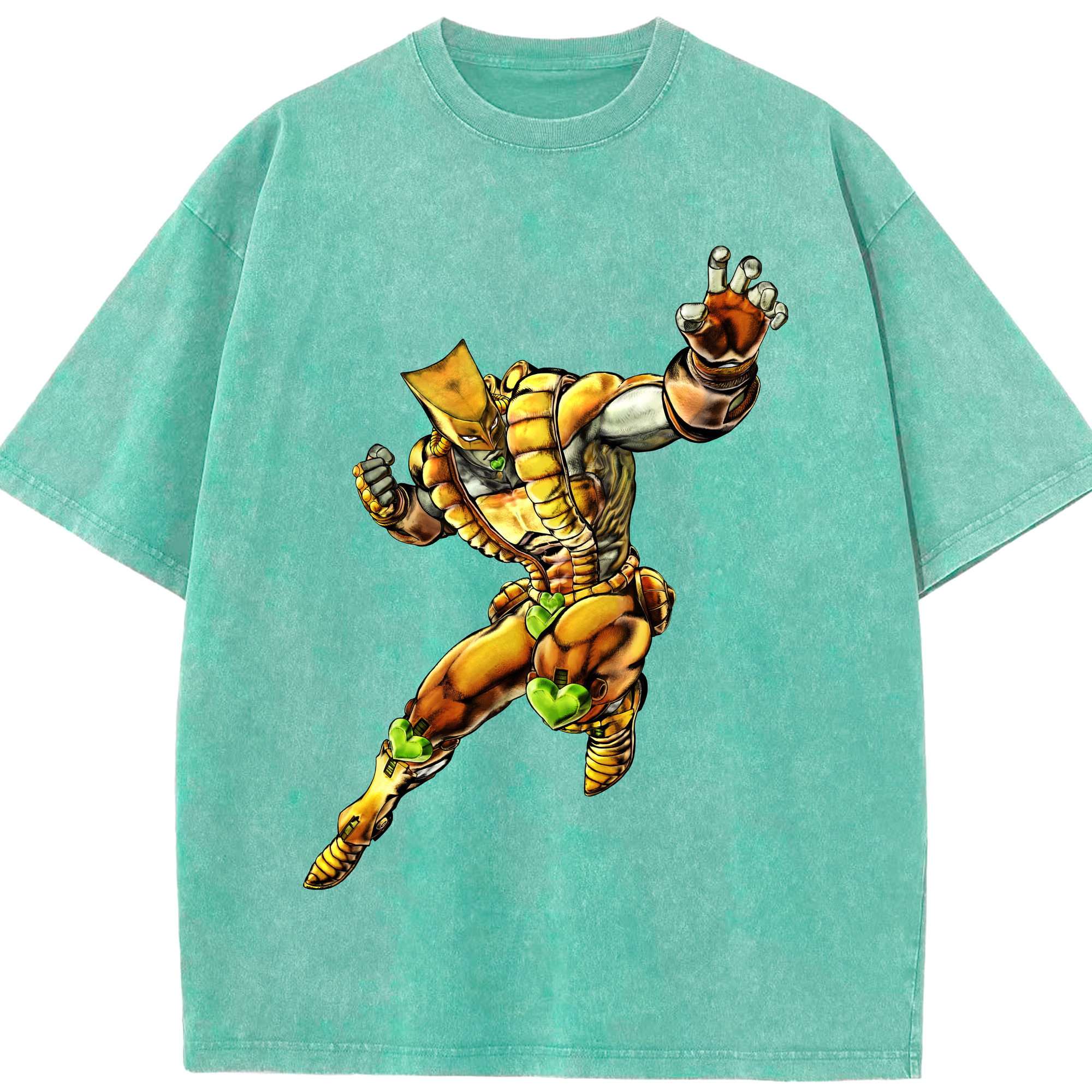 （画像用） ジョジョの奇妙な冒険 ディオ?ブランドー JoJo's Bizarre Adventure Dio Brando 綿100% ヴィンテージ風 半袖Tシャツ（フロントプリント）